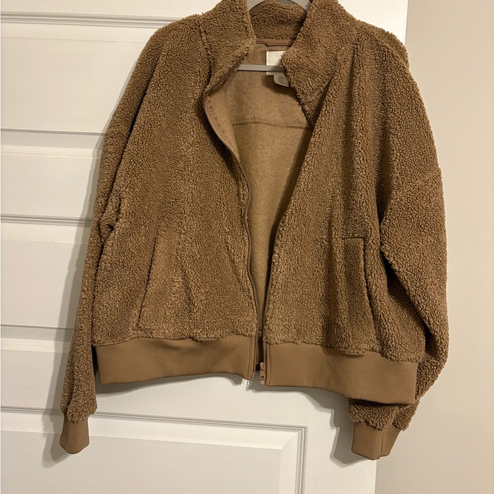 Aspen Tan Sherpa Jacket